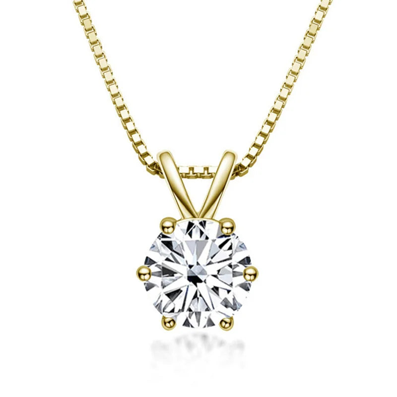 Bague solitaire élégante avec moissanite