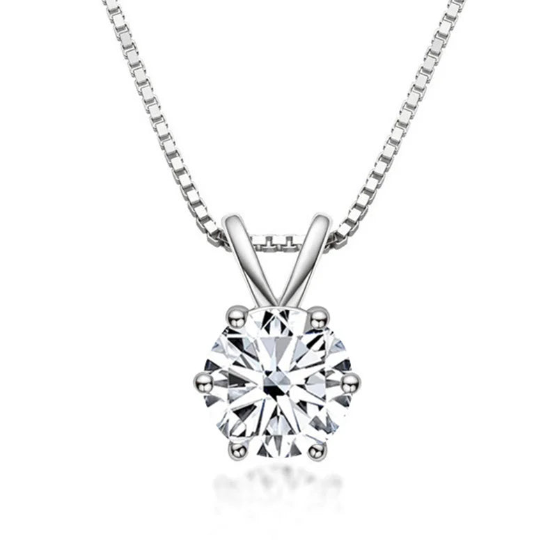 Bague solitaire élégante avec moissanite