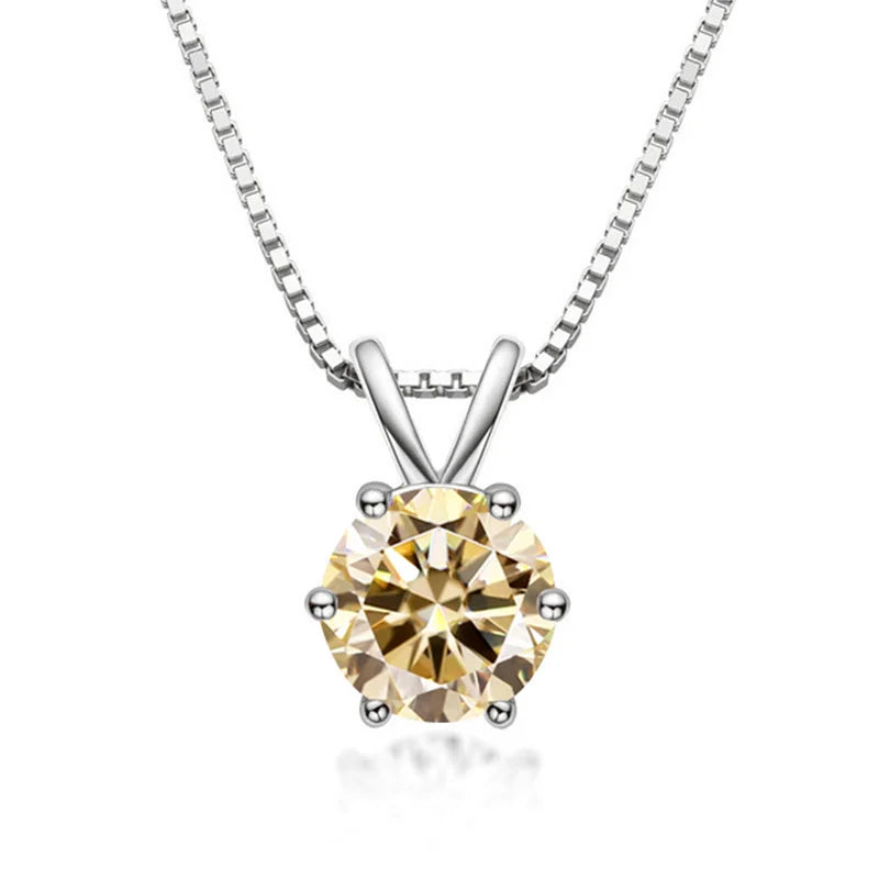 Bague solitaire élégante avec moissanite
