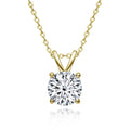 Collier exclusif en argent sterling avec moissanite