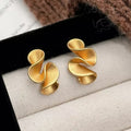 Boucles d'oreilles en fleurs en argent et or 18K