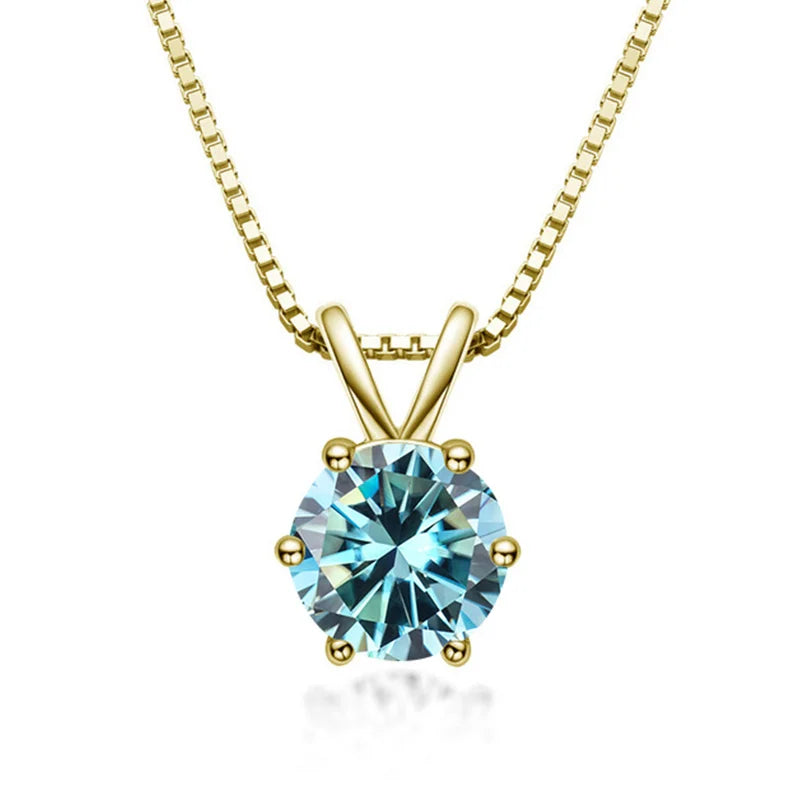 Bague solitaire élégante avec moissanite