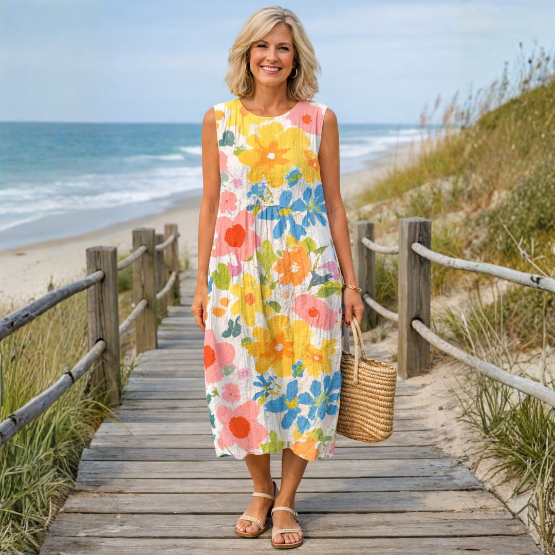ÉLA | Robe mini florale pastel