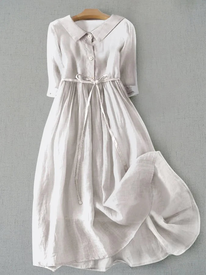 Magnolia | Robe midi féminine fluide pour le soir