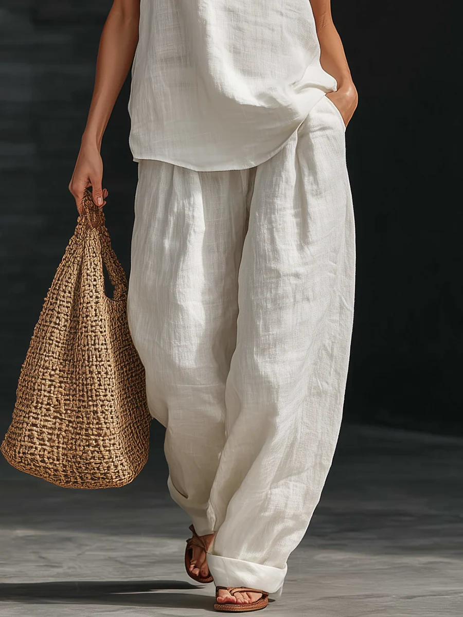Zoe™ Ensemble sans manches avec pantalon large