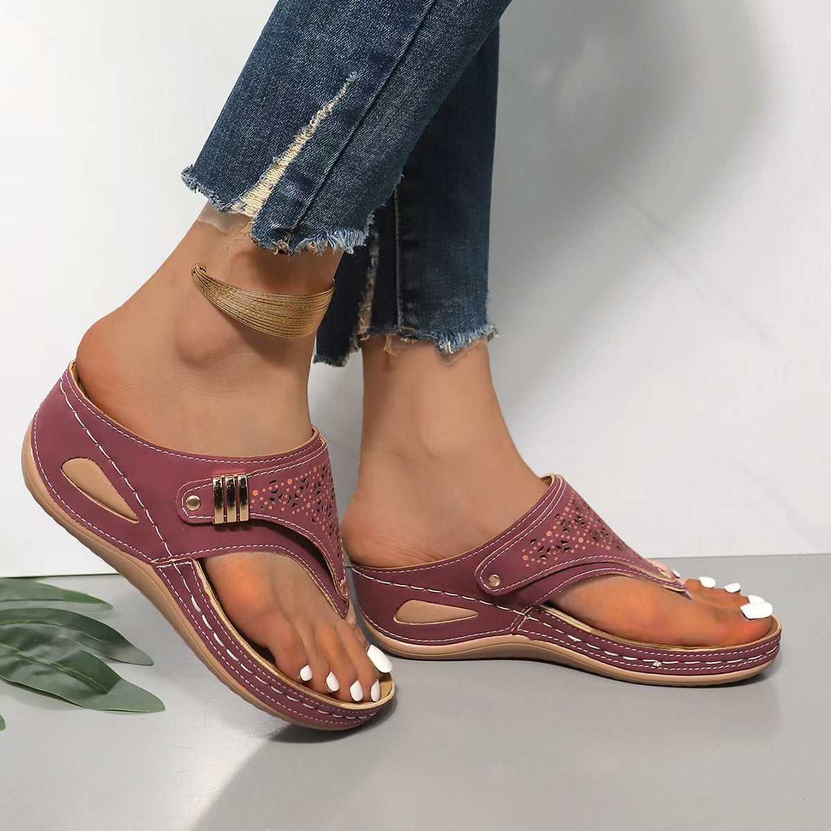 Archela | Sandales de soutien avec talon