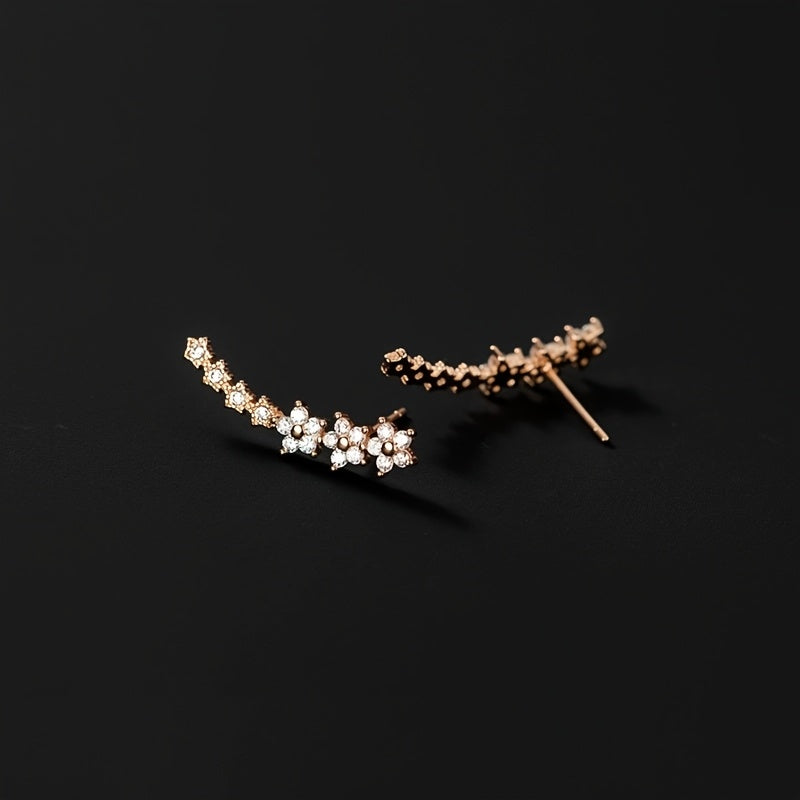 Boucles d'oreilles fleurs éternelles