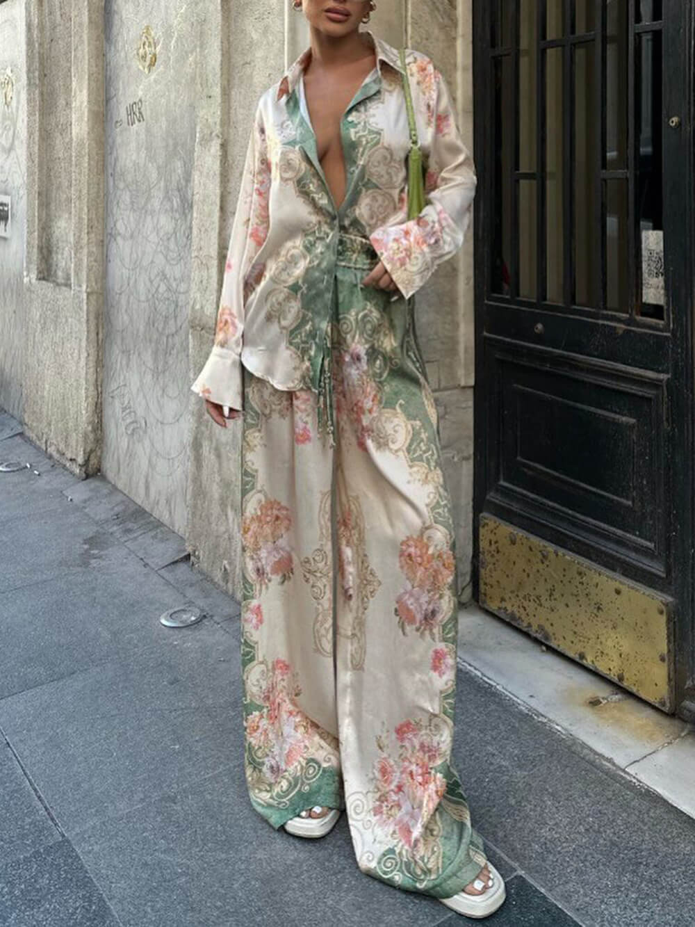 Pantalon à jambes larges Regal Flow