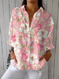 Frances | Blouse Fleurie Élégante