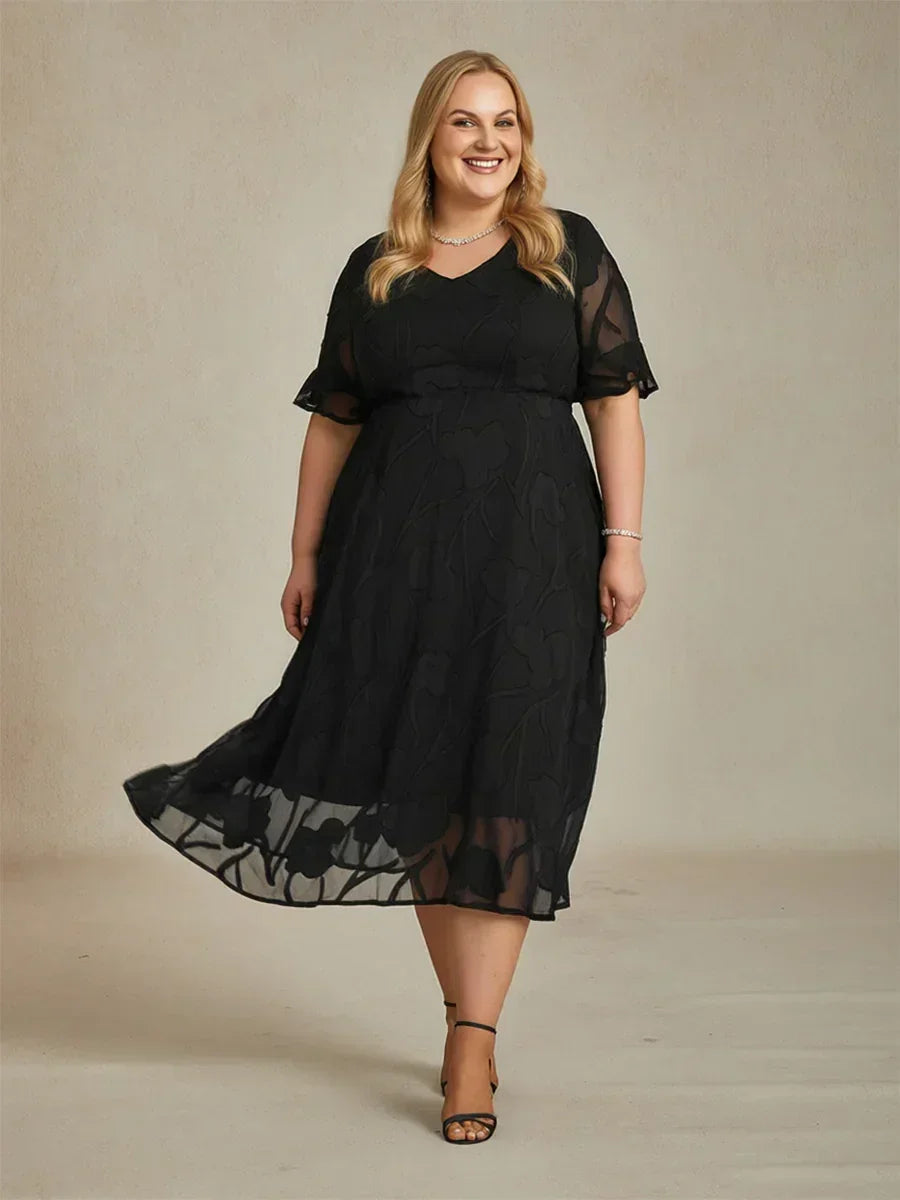 Robes maxi en dentelle avec volants