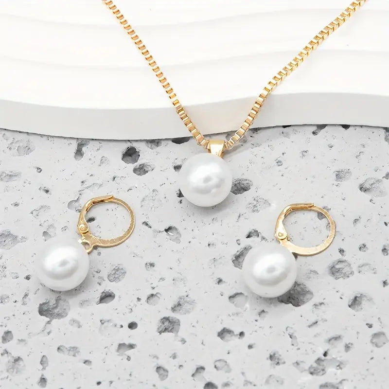 Ensemble de bijoux élégants avec des perles