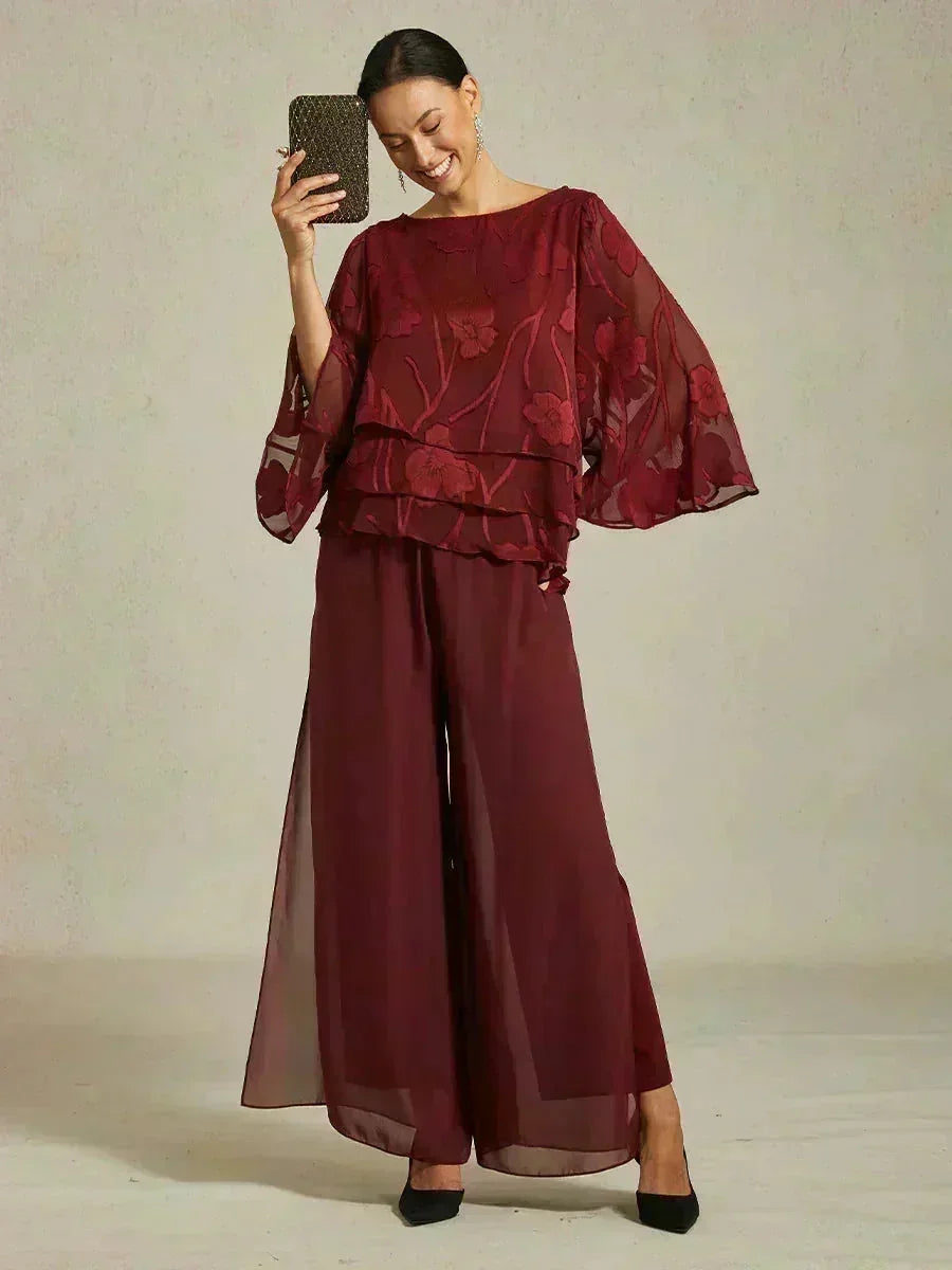 Chemise à couches en chiffon avec motif floral