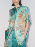 Chemise oversize Émeraude