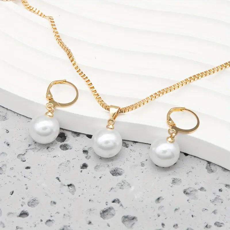 Ensemble de bijoux élégants avec des perles