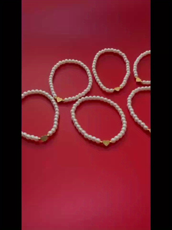 Bijou chic avec lettre au cœur (A–Z)