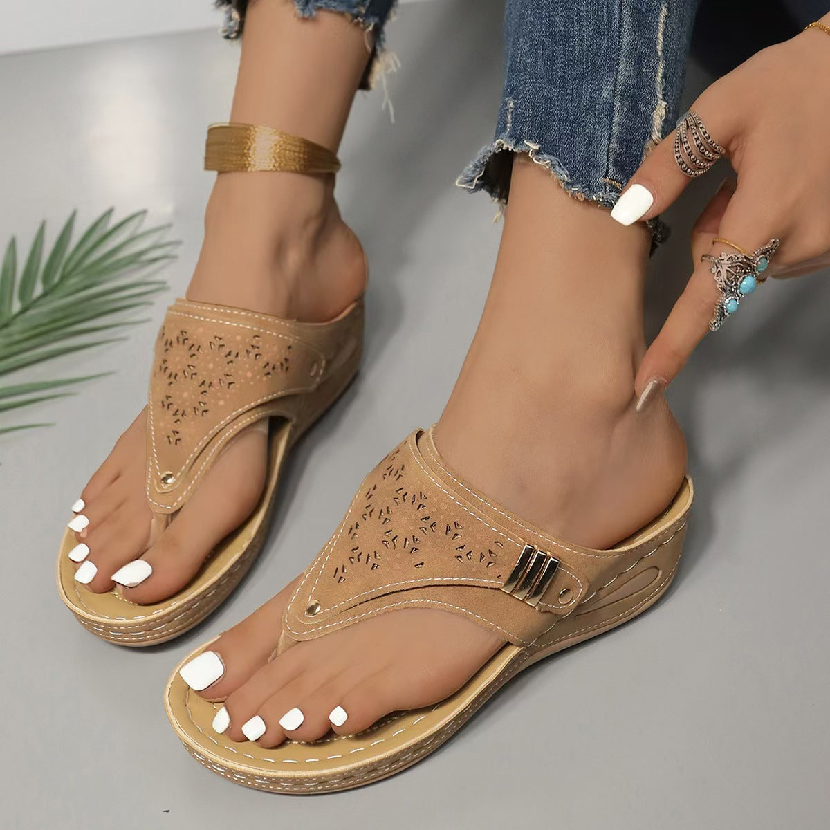 Archela | Sandales de soutien avec talon
