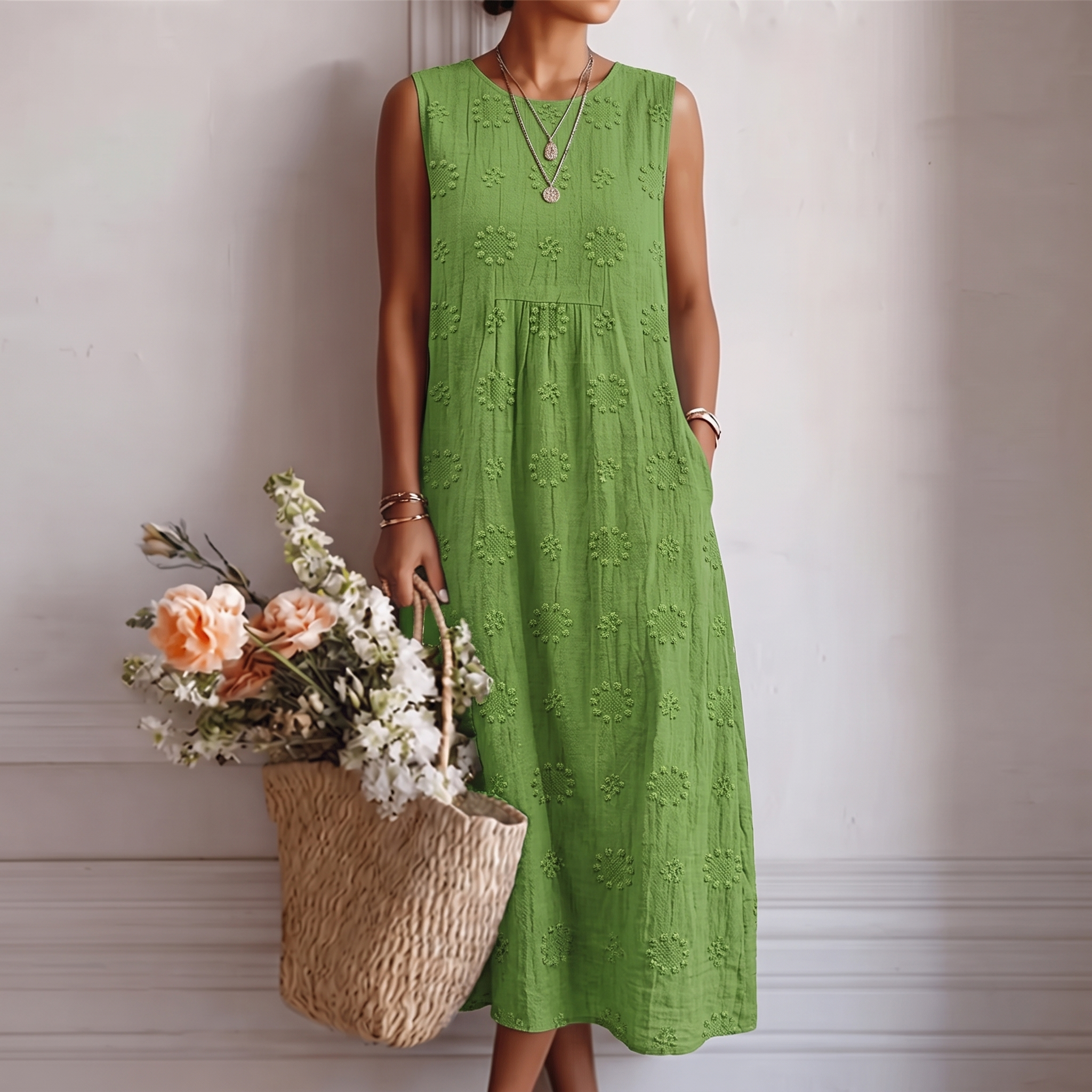 Olivia™ | Robe midi Brise du quotidien