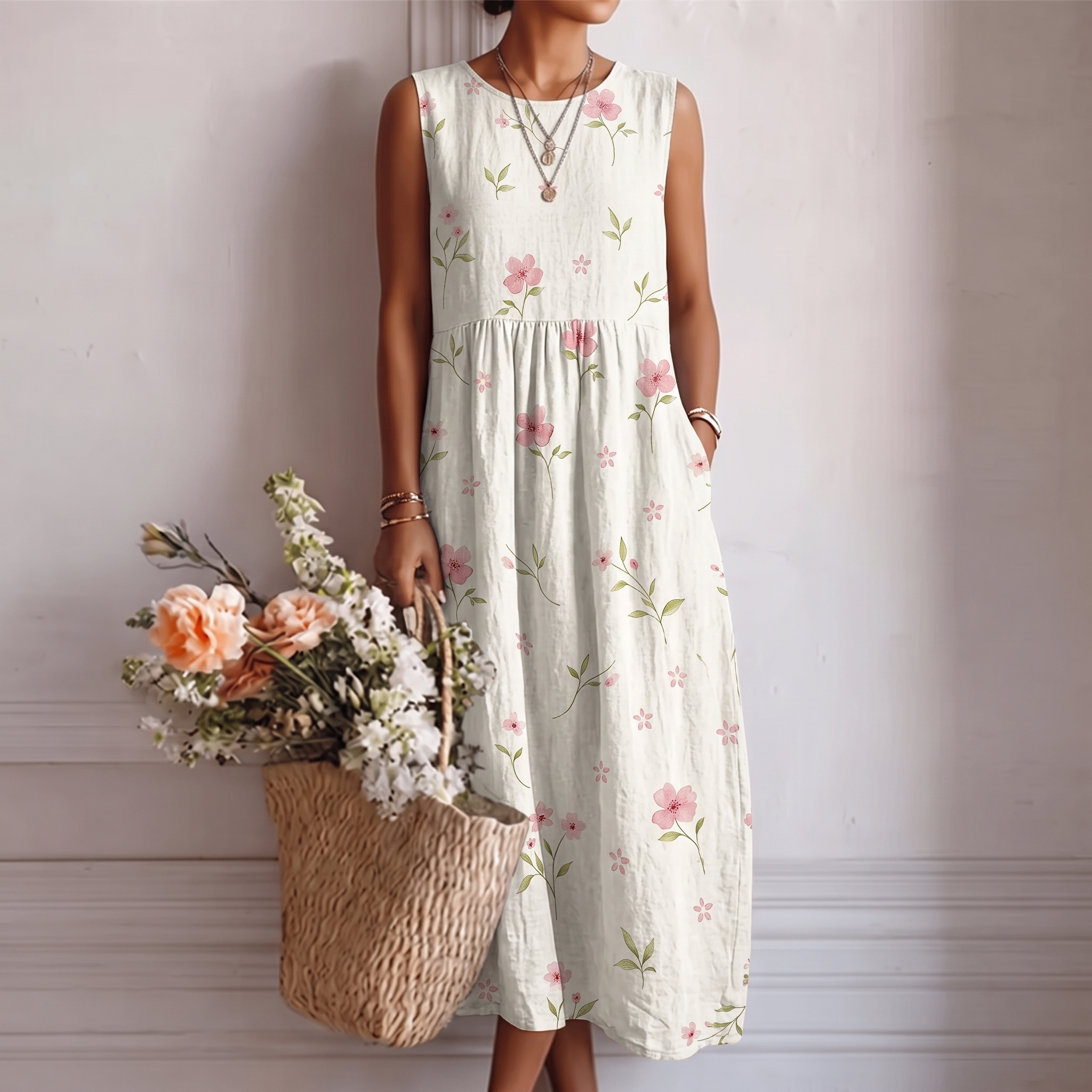 Eli™ | Robe midi décontractée