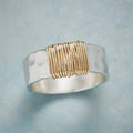 Bague vintage en or et argent “intemporelle”