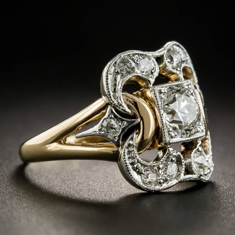 Bague en or élégante™ – Éclat de zircon