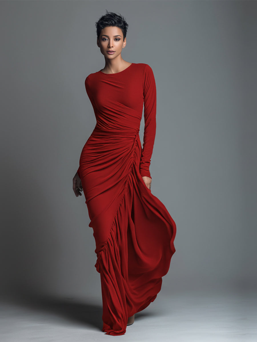Robe maxi noire élégante pour femmes MDA1541H1I